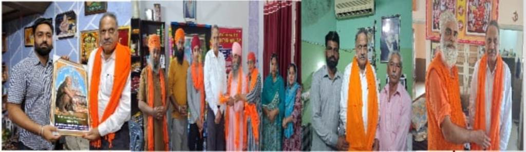 पैग़ामएजगत दैनिक समाचार पत्र के मैनेजिंग एडिटर सुरिंदर पाल झल्ल द्वारा विभिन्न धार्मिक स्थलों पर माथा टेकना